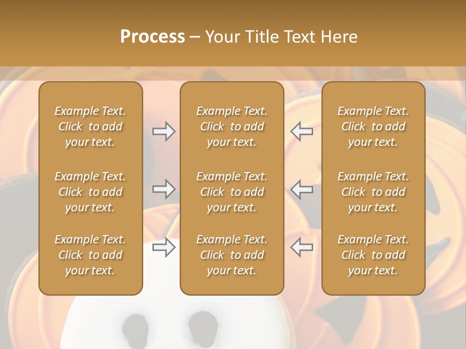 Scary Cookie Biscuits PowerPoint Template