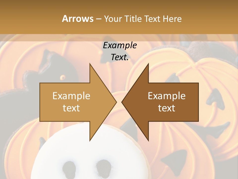 Scary Cookie Biscuits PowerPoint Template