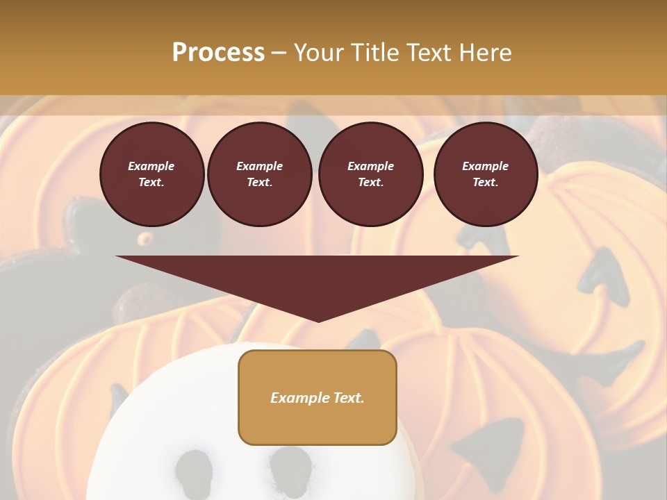 Scary Cookie Biscuits PowerPoint Template