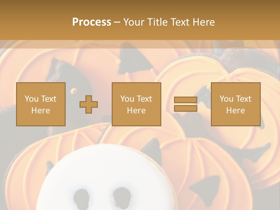 Scary Cookie Biscuits PowerPoint Template