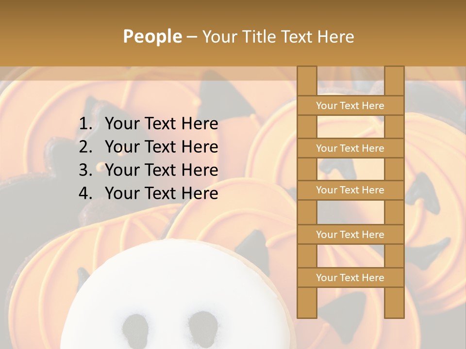 Scary Cookie Biscuits PowerPoint Template