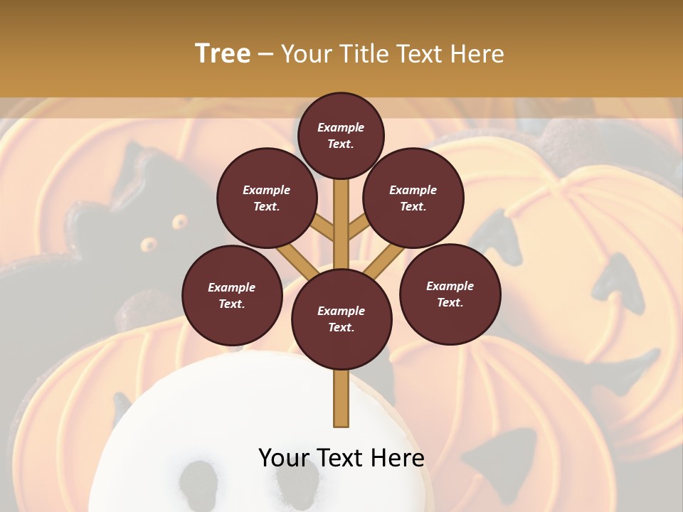 Scary Cookie Biscuits PowerPoint Template