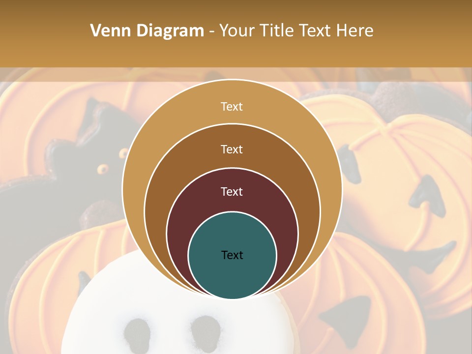 Scary Cookie Biscuits PowerPoint Template