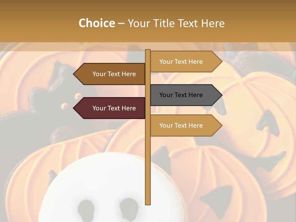 Scary Cookie Biscuits PowerPoint Template
