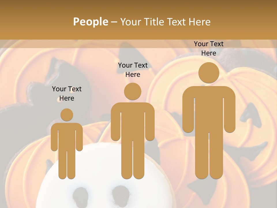 Scary Cookie Biscuits PowerPoint Template