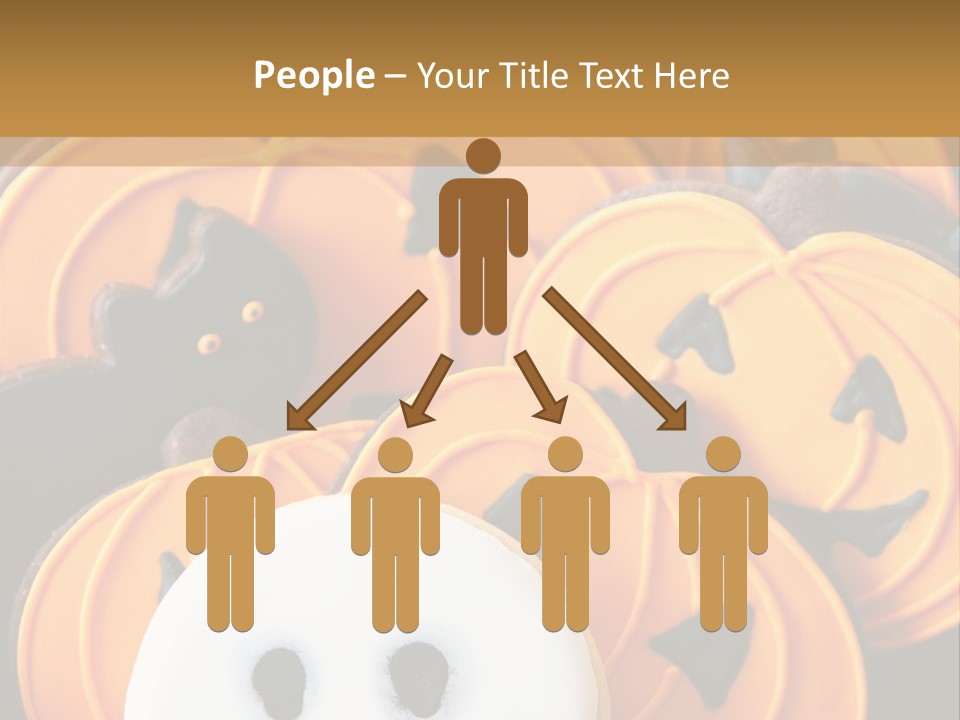 Scary Cookie Biscuits PowerPoint Template