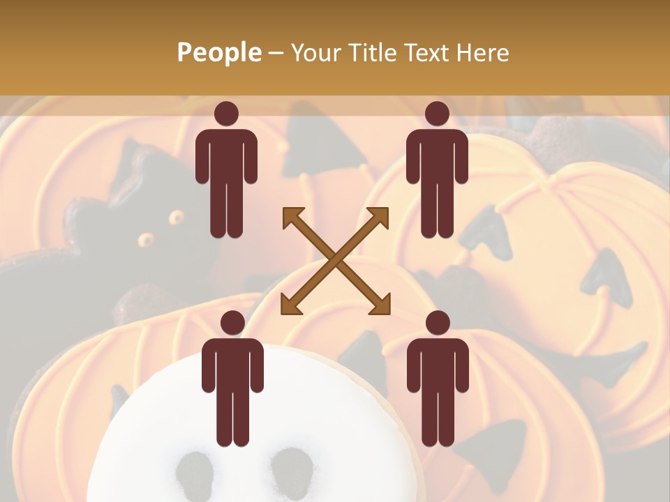 Scary Cookie Biscuits PowerPoint Template
