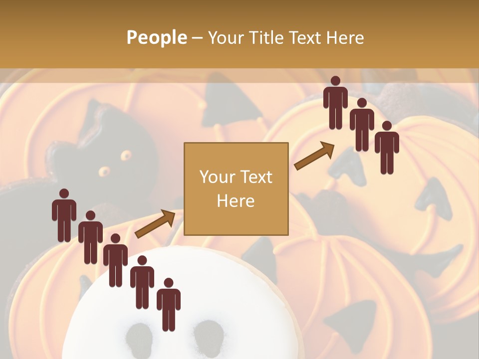 Scary Cookie Biscuits PowerPoint Template