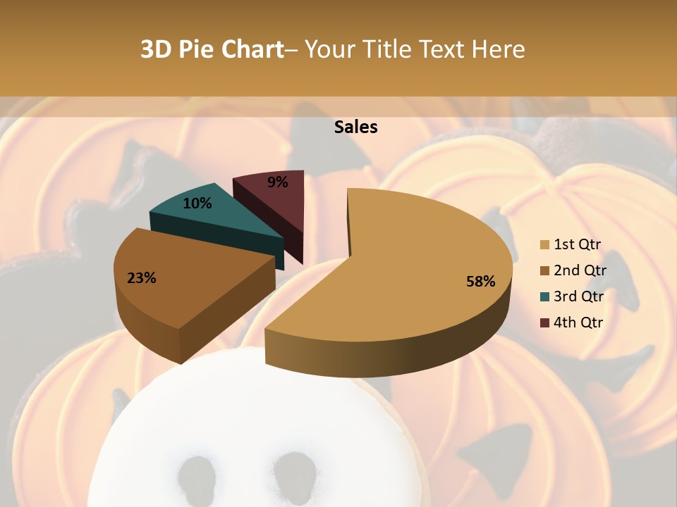 Scary Cookie Biscuits PowerPoint Template