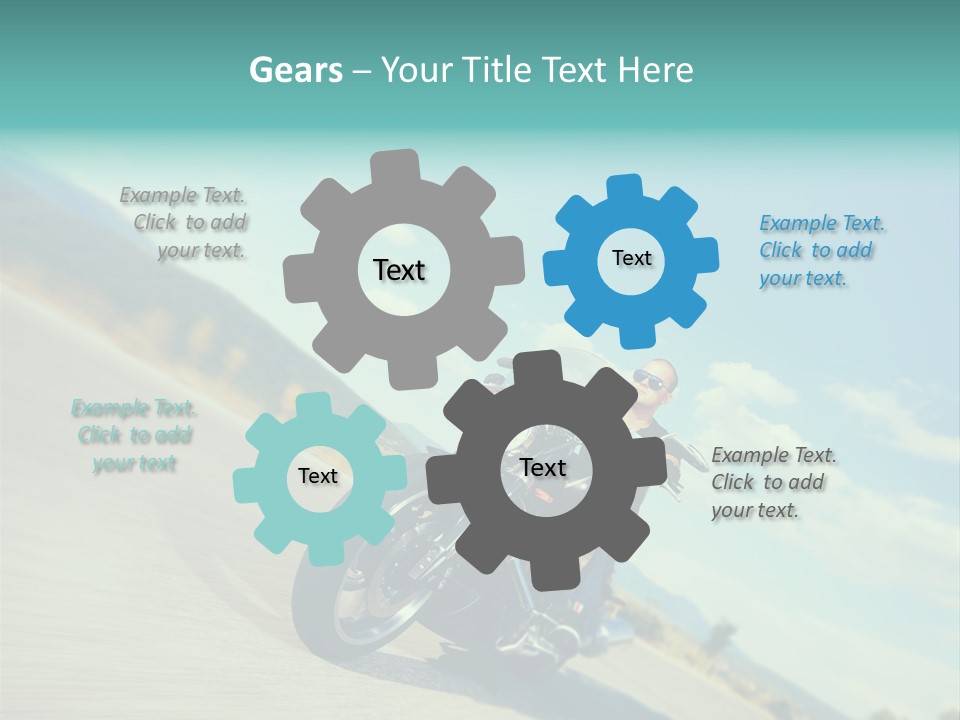 Cruising Posing Speed PowerPoint Template