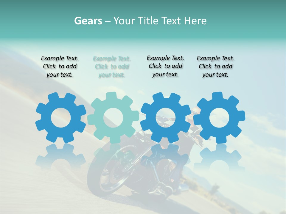 Cruising Posing Speed PowerPoint Template