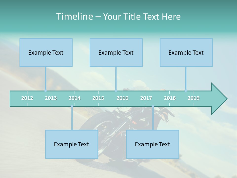 Cruising Posing Speed PowerPoint Template