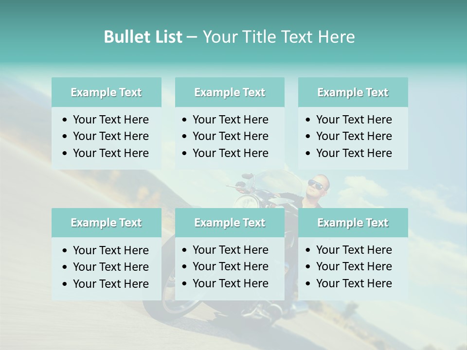 Cruising Posing Speed PowerPoint Template