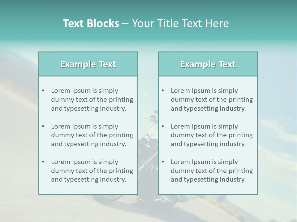 Cruising Posing Speed PowerPoint Template