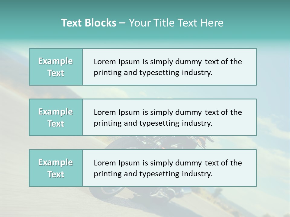 Cruising Posing Speed PowerPoint Template