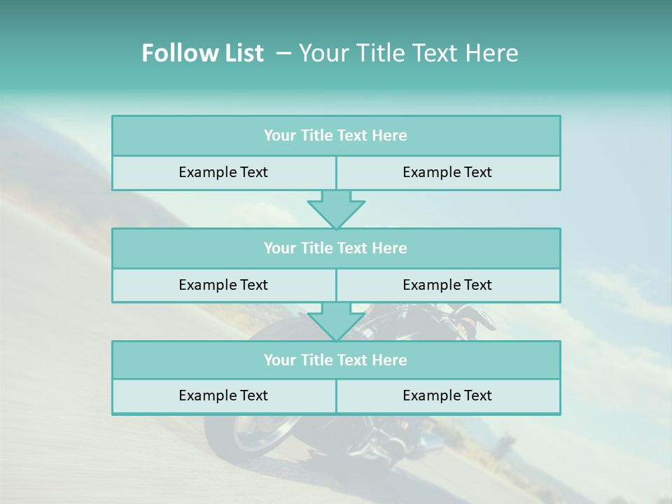Cruising Posing Speed PowerPoint Template