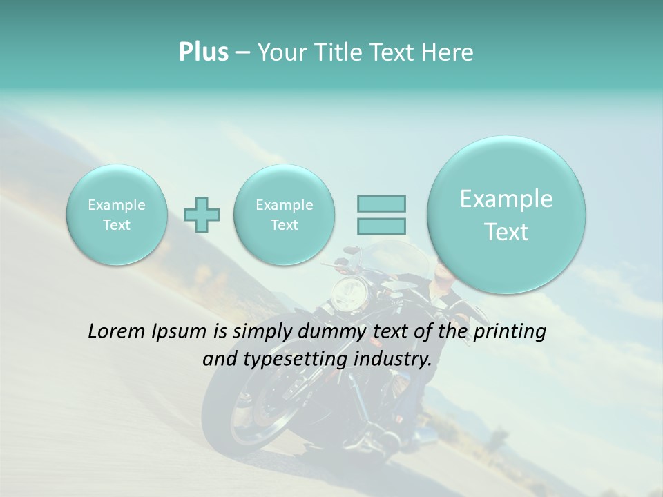 Cruising Posing Speed PowerPoint Template