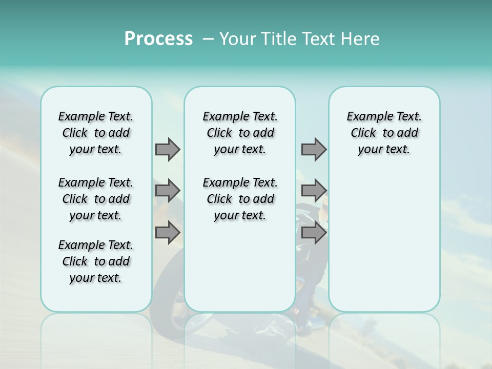 Cruising Posing Speed PowerPoint Template