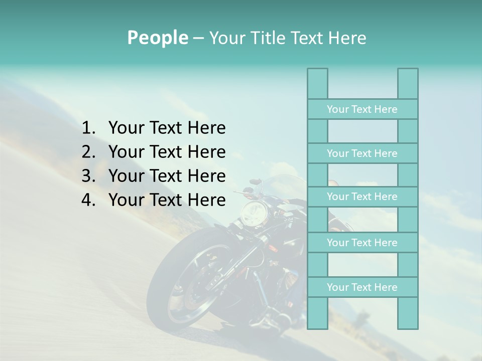 Cruising Posing Speed PowerPoint Template