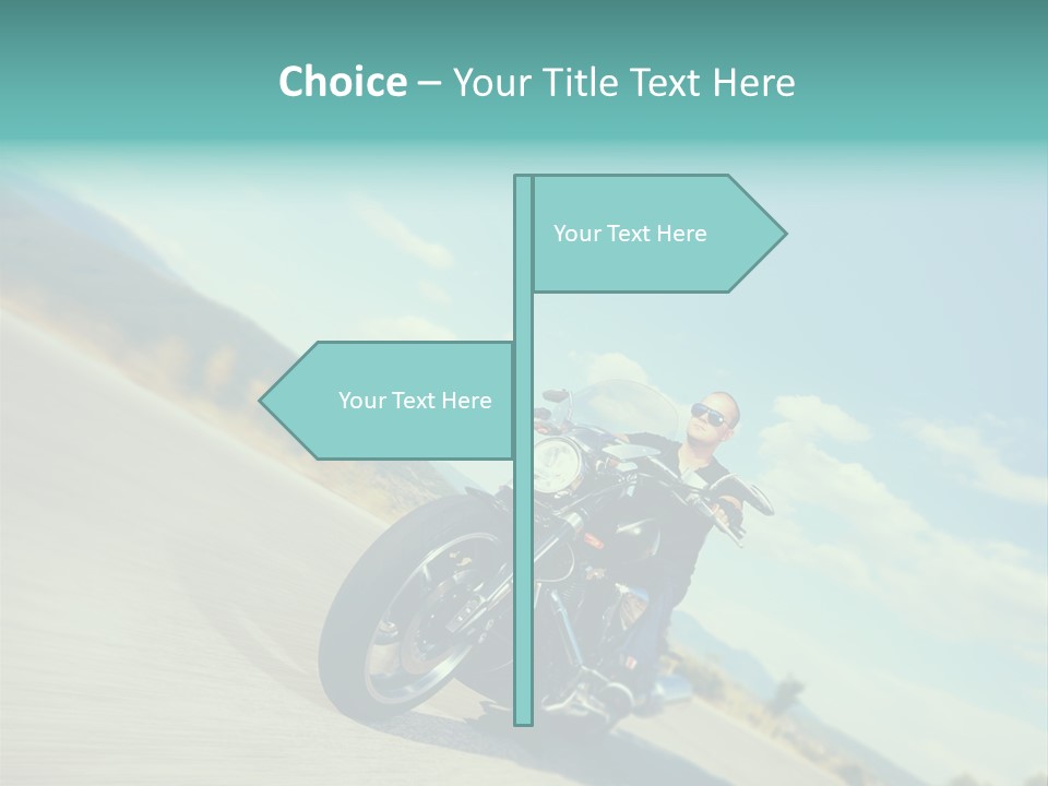 Cruising Posing Speed PowerPoint Template
