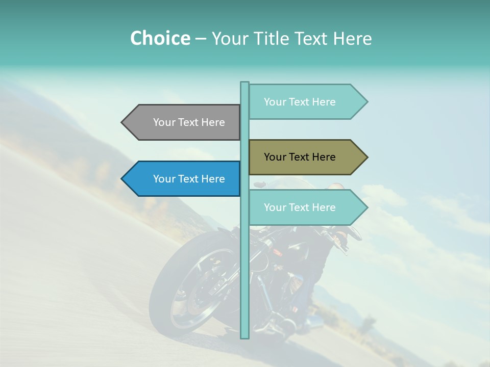 Cruising Posing Speed PowerPoint Template