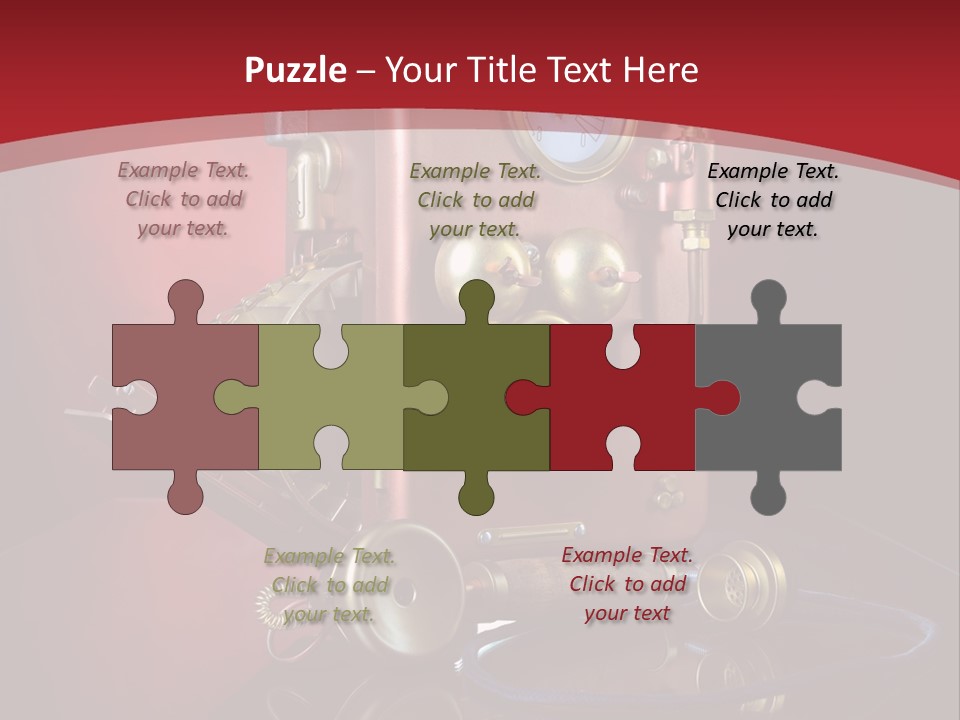 Handset Cable Talking PowerPoint Template