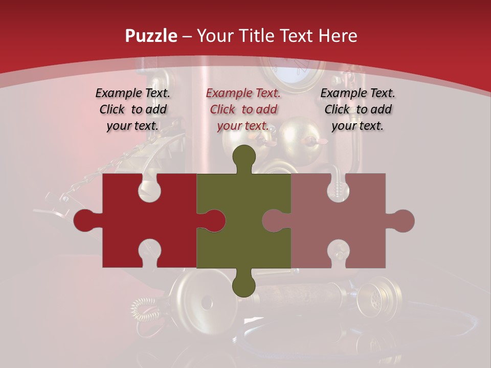 Handset Cable Talking PowerPoint Template