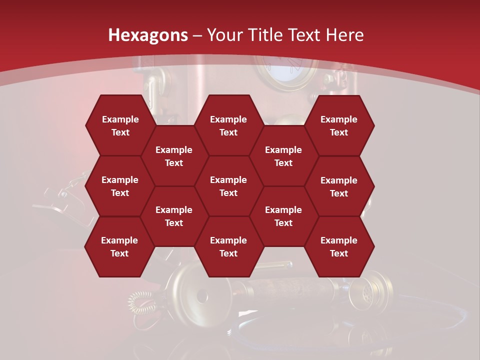 Handset Cable Talking PowerPoint Template