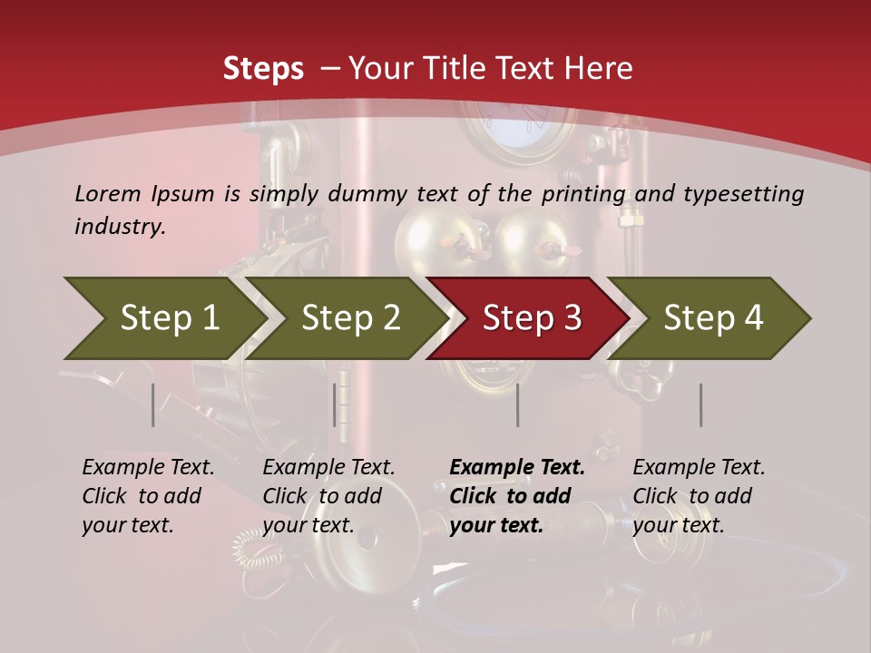 Handset Cable Talking PowerPoint Template