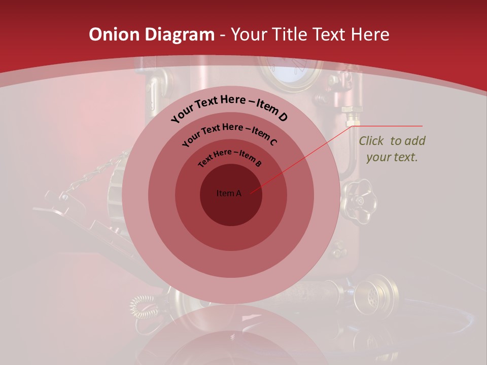 Handset Cable Talking PowerPoint Template