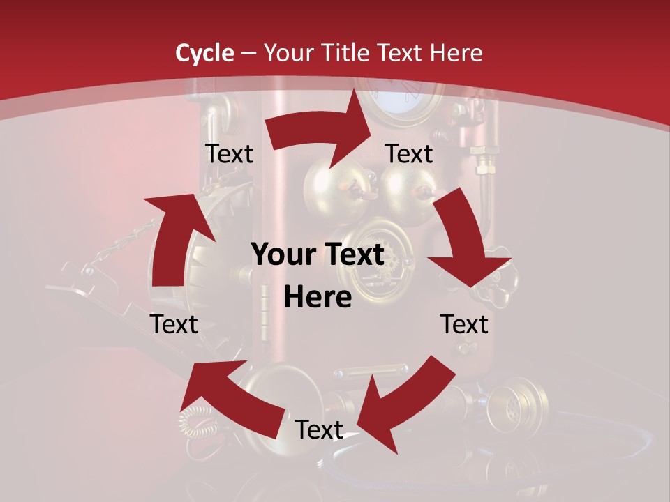 Handset Cable Talking PowerPoint Template