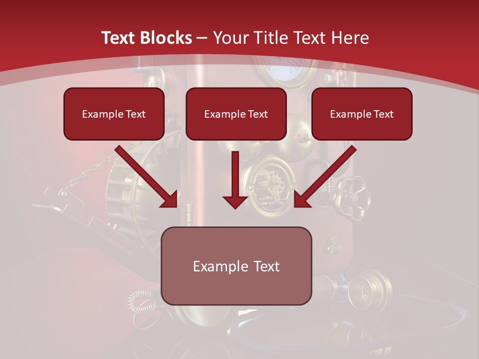 Handset Cable Talking PowerPoint Template