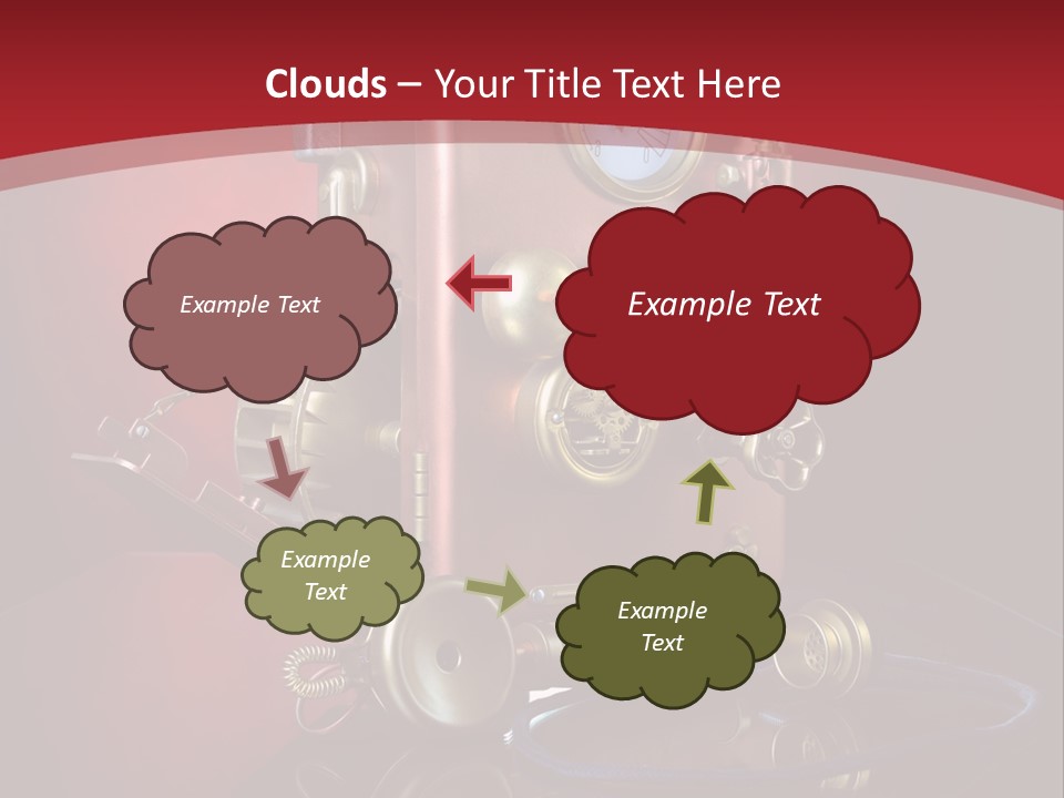 Handset Cable Talking PowerPoint Template