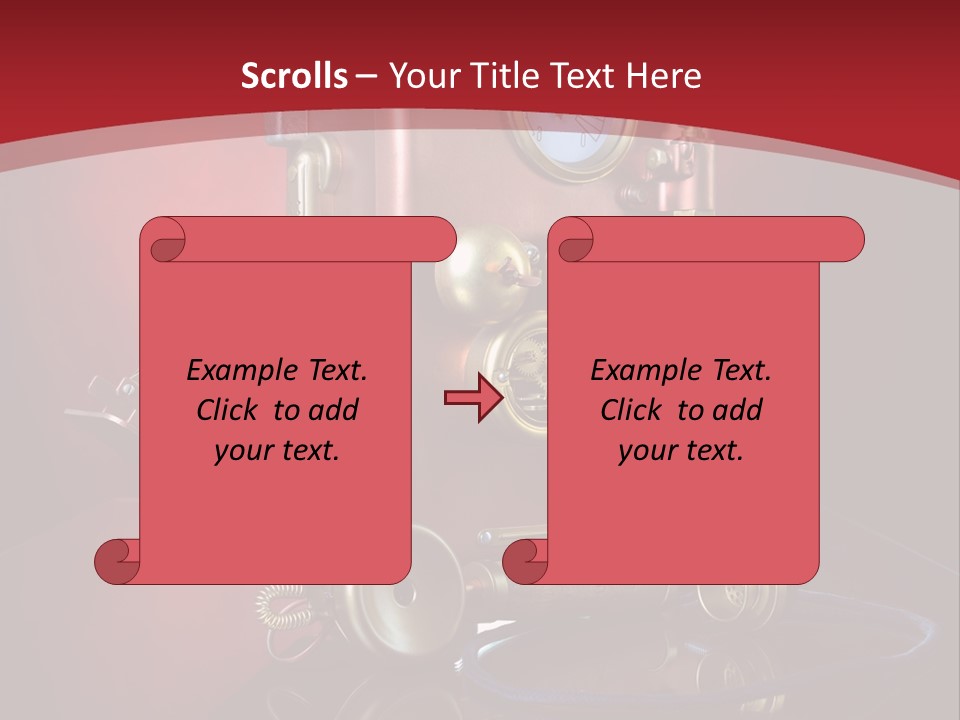Handset Cable Talking PowerPoint Template