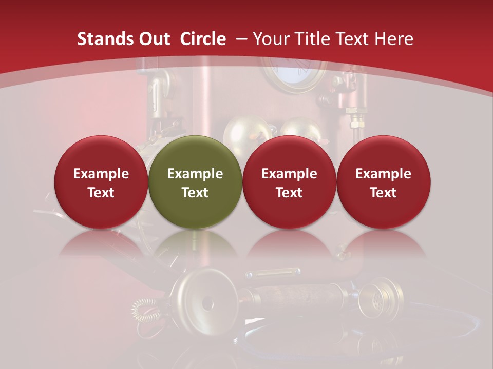 Handset Cable Talking PowerPoint Template