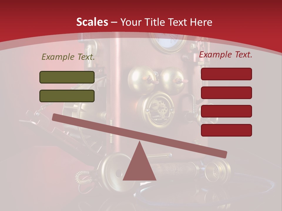Handset Cable Talking PowerPoint Template