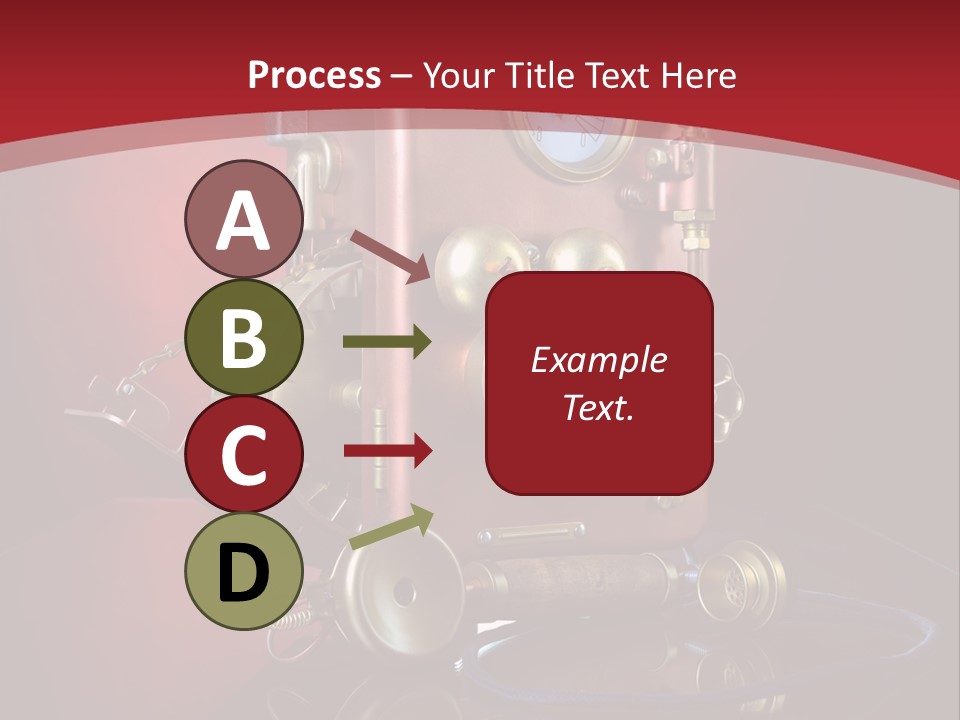 Handset Cable Talking PowerPoint Template
