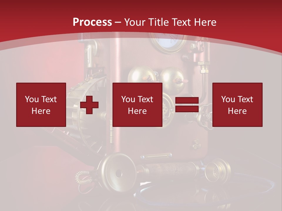 Handset Cable Talking PowerPoint Template