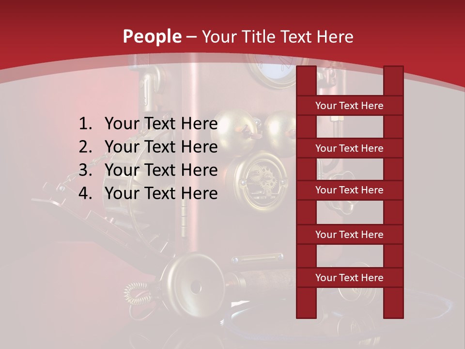 Handset Cable Talking PowerPoint Template