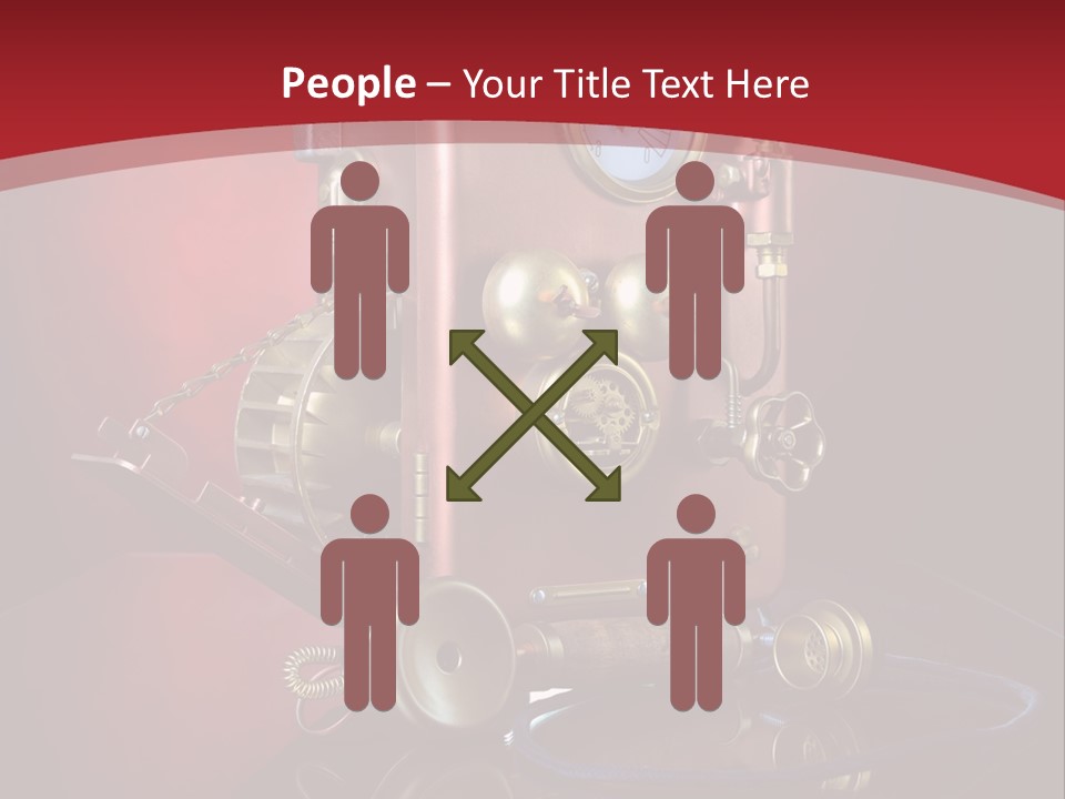 Handset Cable Talking PowerPoint Template