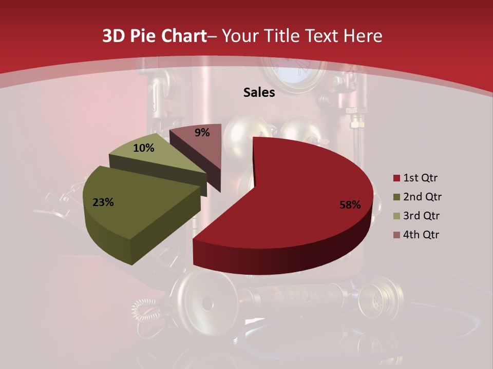 Handset Cable Talking PowerPoint Template