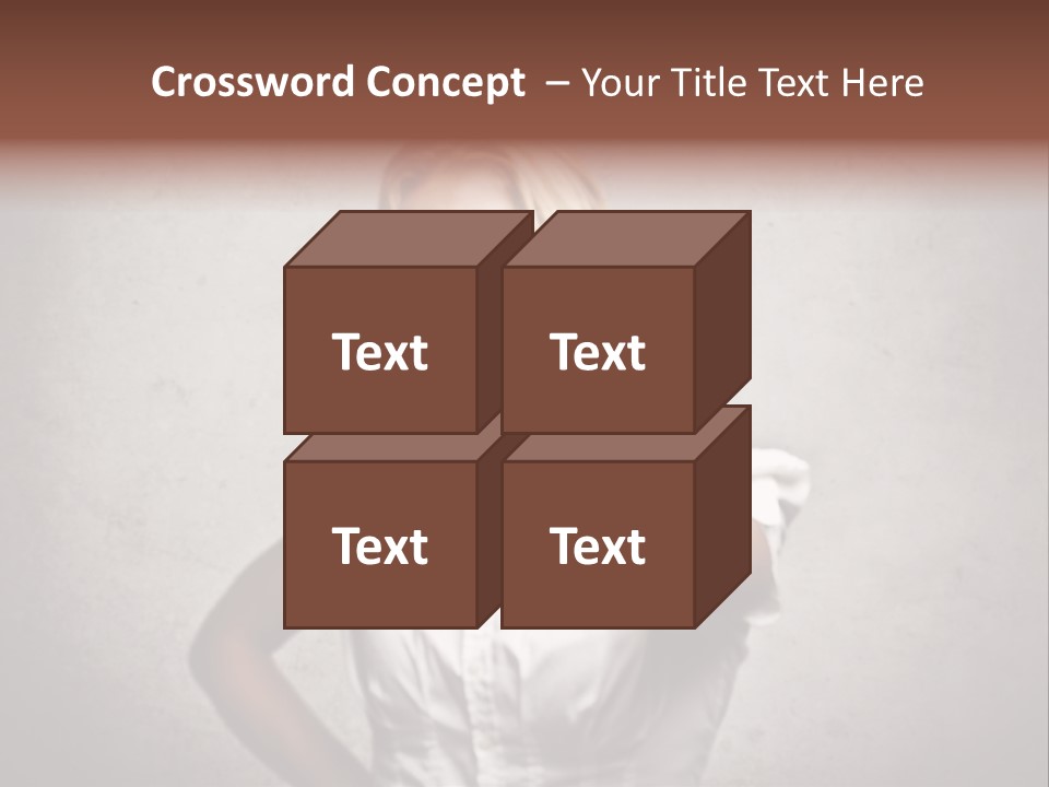 Disgusted Young Hand PowerPoint Template
