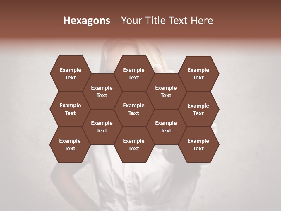 Disgusted Young Hand PowerPoint Template