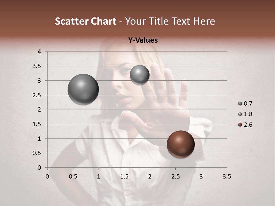 Disgusted Young Hand PowerPoint Template