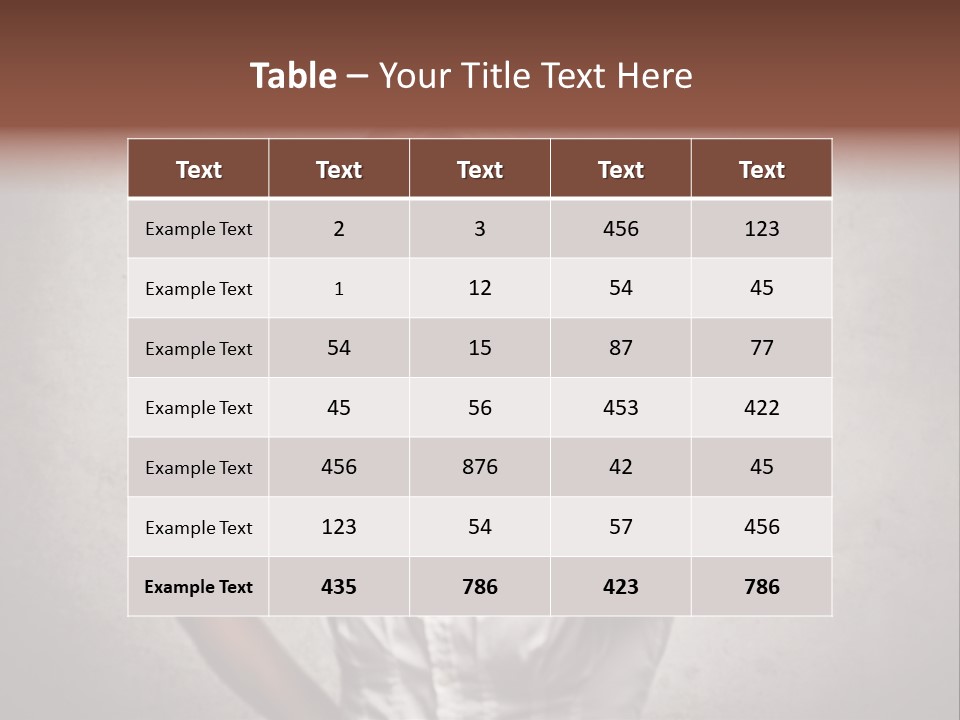 Disgusted Young Hand PowerPoint Template