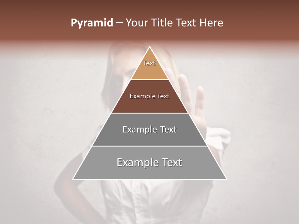 Disgusted Young Hand PowerPoint Template