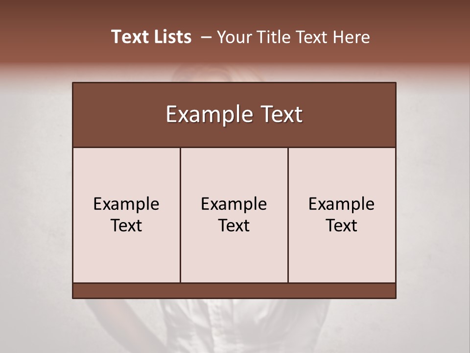 Disgusted Young Hand PowerPoint Template