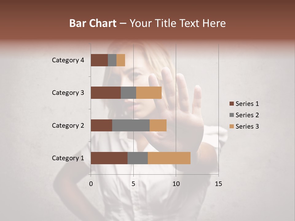 Disgusted Young Hand PowerPoint Template