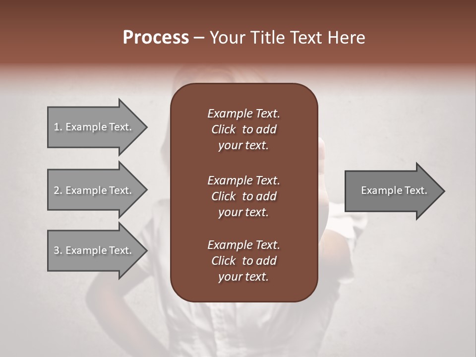 Disgusted Young Hand PowerPoint Template