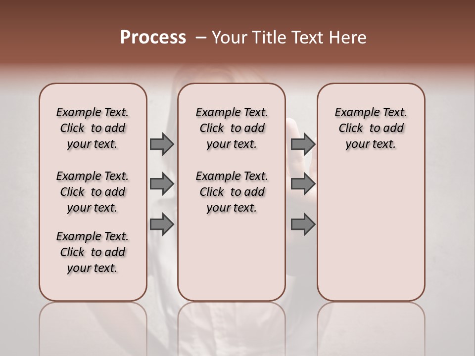 Disgusted Young Hand PowerPoint Template